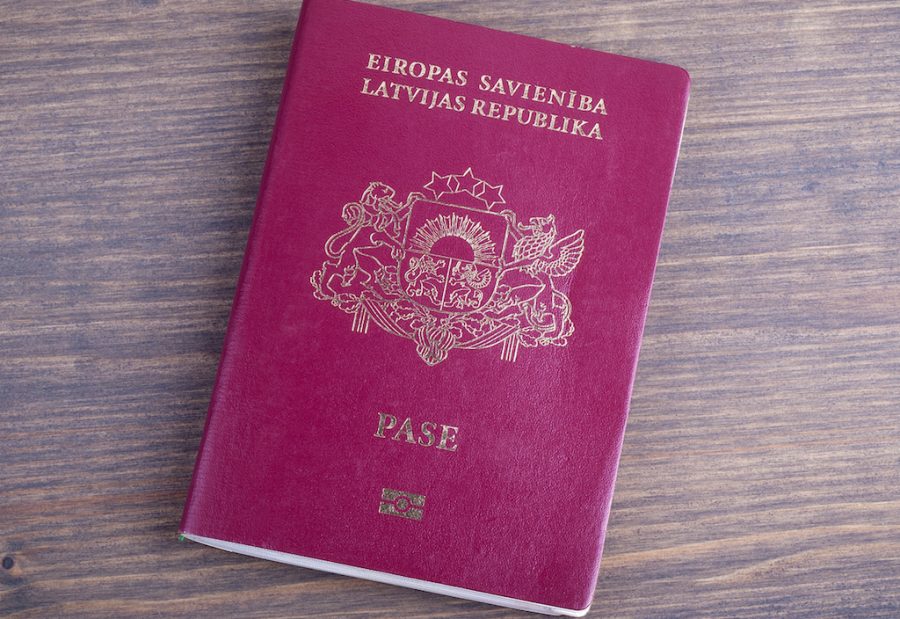 Latvia passport